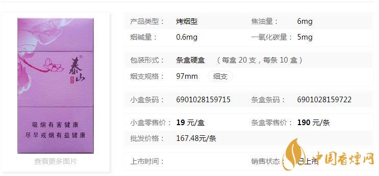 泰山顏悅多少錢(qián)一盒價(jià)格？泰山顏悅香煙價(jià)格大全2020