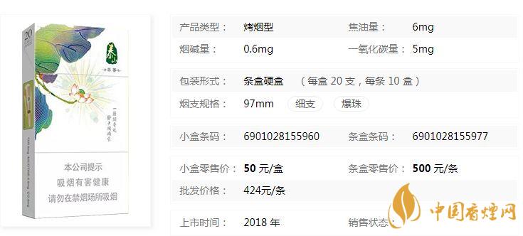 泰山茉莉香韻細支多少錢一盒2020市場價