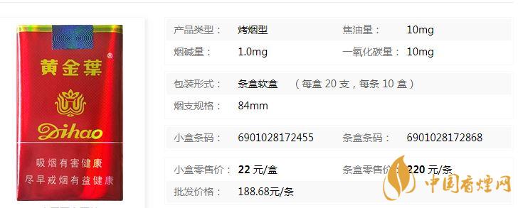 黃金葉一代天驕多少錢一盒？黃金葉一代天驕價格一覽