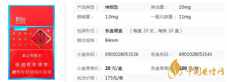 玉溪初心多少錢(qián)一包硬盒紅色 玉溪初心紅色香煙市場(chǎng)價(jià)