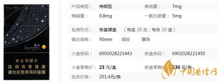 貴煙跨越細(xì)支多少錢一包 貴煙跨越細(xì)支爆珠價格查詢