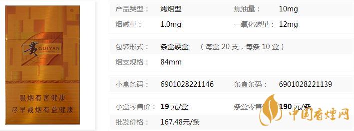 貴煙新黃金方零售價多少 貴煙新黃金方價格一覽