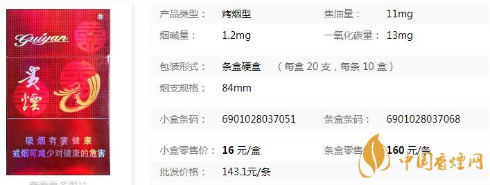 貴煙喜紅盒多少錢一包貴煙喜香煙價(jià)格介紹