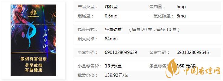 長白山炫多少錢一盒 長白山炫香煙價(jià)格表一覽