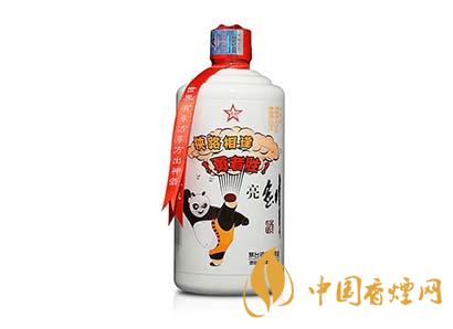 亮劍功夫熊貓酒42°500ml