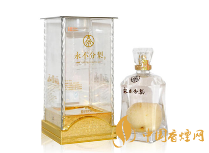 永不分梨方瓶晶玻盒40°900ml（含梨）